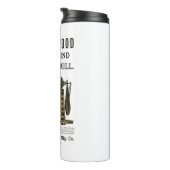 Antike Windmühle Das Tuckwood Whitewater Wis 1889 Thermosbecher (Nach rechts gedreht)