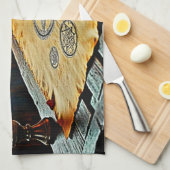 Antike Zauber auf einem Mystischen Scroll Geschirrtuch (Viertel Falte)