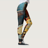 Antike Zauber auf einem Mystischen Scroll Leggings (Rechts)