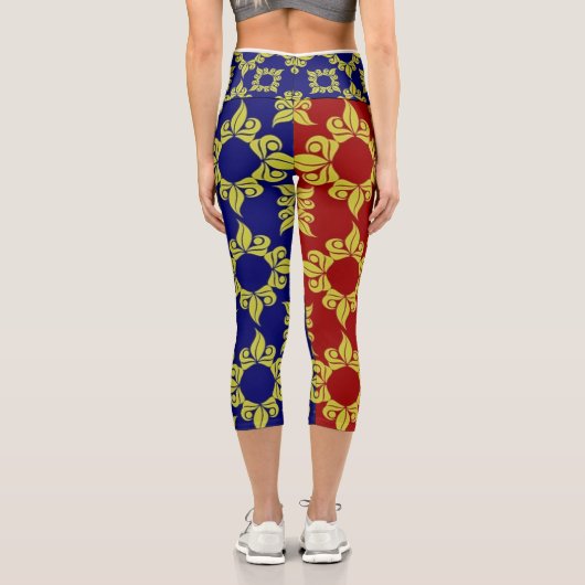 Antike | Zazzle_Growshop. Capri Leggings (Rückseite)