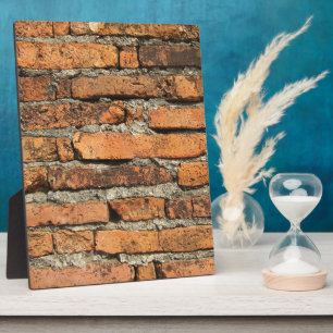 Antike Ziegelmauer Fotoplatte