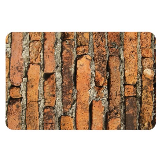 Antike Ziegelmauer Magnet (Horizontal)