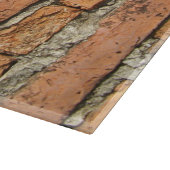 Antike Ziegelmauer Schneidebrett (Ecke)