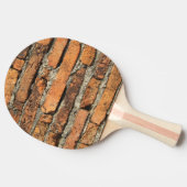 Antike Ziegelmauer Tischtennis Schläger (Seitenansicht)