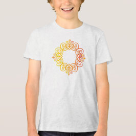 Antike Zierrahmen Elegante Dekorative Umrandung Tri-Blend Shirt