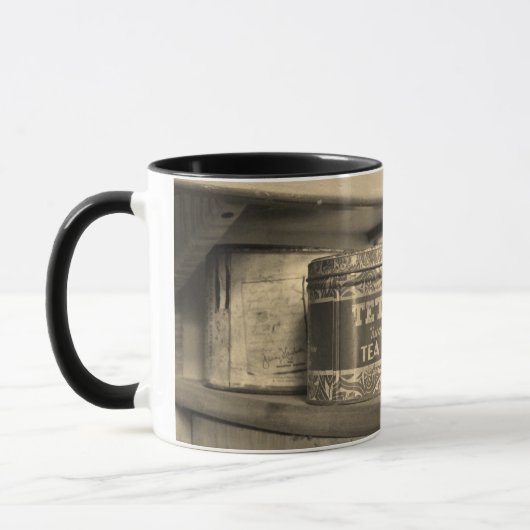 Antike Zinn-Tasse Tasse (Links)