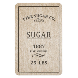 Antike Zuckersack-Darstellung Magnet
