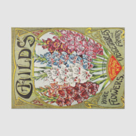 Antikegladiolus-Garten-Katalog-Seidenpapier 1908 Seidenpapier