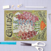 Antikegladiolus-Garten-Katalog-Seidenpapier 1908 Seidenpapier (Handwerk)