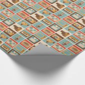 Antiken Geschenkpapier (Ecke)