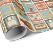Antiken Geschenkpapier (Rolleneckpunkt)