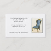 Antiken Visitenkarte (Rückseite)