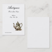 Antiken Visitenkarte (Vorne/Hinten)