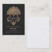 Antiken-Visitenkarte Visitenkarte (Vorne/Hinten)