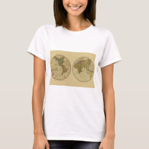 Antiken-Weltkarte 1786 durch William Faden T-Shirt