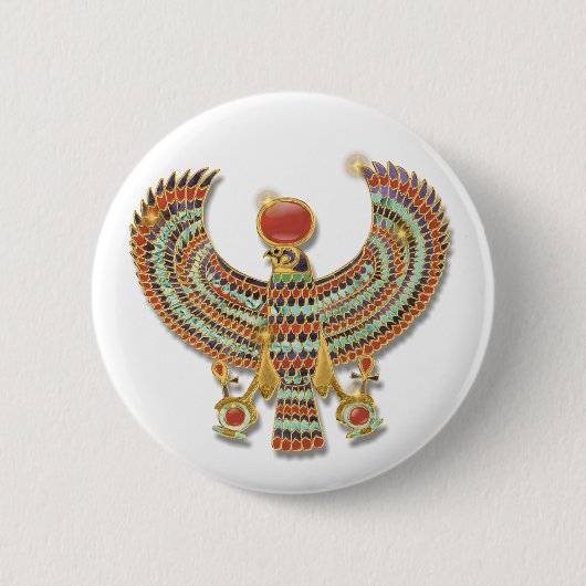 Antiker ägyptischer Falkenpektor Button (Vorderseite)