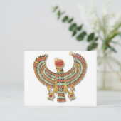 Antiker ägyptischer Falkenpektor Postkarte (Stehend Vorderseite)