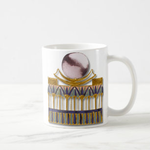 Antiker ägyptischer Moon Pictoral Kaffeetasse