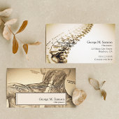 Antiker anatomischer Illustrator Visitenkarte