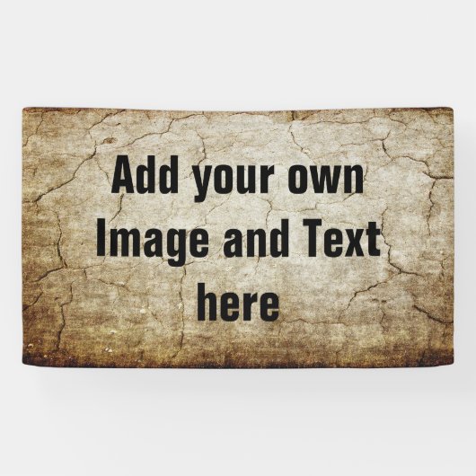 Antiker Art-Muster-Schmutz 2 + Ihre Ideen Banner (Horizontal)