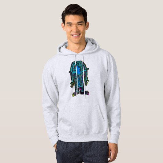 Antiker Astronaut Hoodie (Vorne ganz)