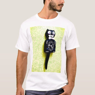 Antiker Ausrüstung Katzen-Uhr-T - Shirt