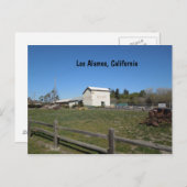 Antiker Barn, Los Alamos, Kaifornia Postkarte (Vorne/Hinten)