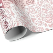 Antiker barocker Damast Geschenkpapier (Rolleneckpunkt)