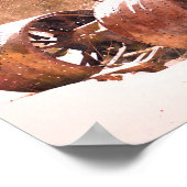 Antiker Bauerntraktor Poster (Ecke)