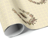 Antiker Bienenkranz Geschenkpapier (Rolleneckpunkt)