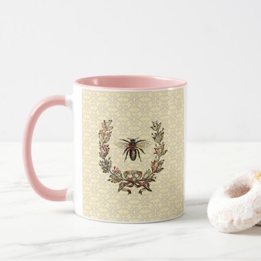 Antiker Bienenkranz Tasse (Mit Donut)