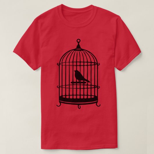 Antiker Birdcage T-Shirt (Design vorne)