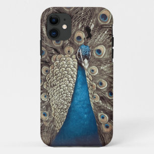 Antiker blauer Pfau Case-Mate iPhone Hülle