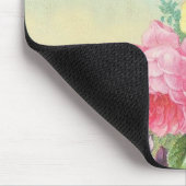 Antiker Blumen-Mauspad Mousepad (Ecke)