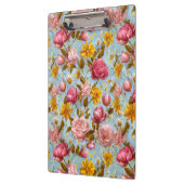Antiker Blumenprint Klemmbrett (Links)