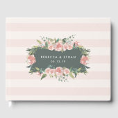 Antiker Blumenrahmen | Hochzeit Gästebuch (Vorderseite)