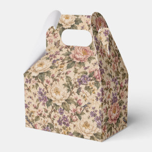 Antiker botanischer Rosengarten & Schmetterlingsmu Geschenkschachtel