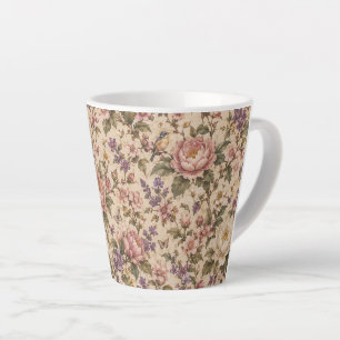 Antiker botanischer Rosengarten & Schmetterlingsmu Milchtasse