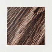 Antiker, brauner Holzboden. alt, Wandteppich (Vorderseite (Horizontal))