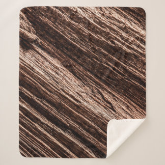 Antiker brauner Holzboden. Sherpadecke