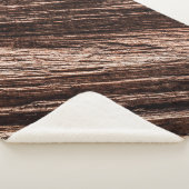 Antiker brauner Holzboden. Sherpadecke (3/4)