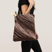 Antiker brauner Holzboden. Tasche (Von Nahem)