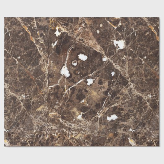 Antiker Brauner Marmorstein Geschenkpapier (Flach)