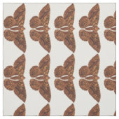 Antiker brauner Schmetterling Stoff (Muster)