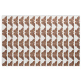 Antiker brauner Schmetterling Stoff (Fat Quarter (45,7 x 55,9 cm))