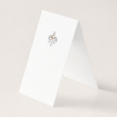 Antiker Brief - Hochzeitkarte für die Tischnummer (Rückseite)