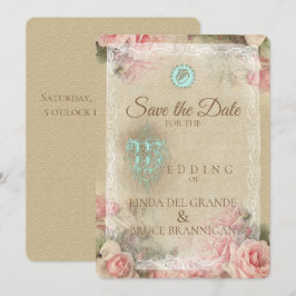 Antiker Brief - Save the Date Karte