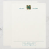 Antiker Brief U - Briefkopf (Vorne/Hinten)