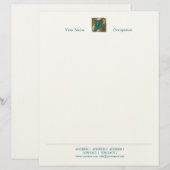 Antiker Brief V - Briefkopf (Vorne/Hinten)