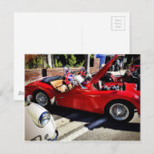 Antiker britischer Wagen Postkarte (Vorne/Hinten)